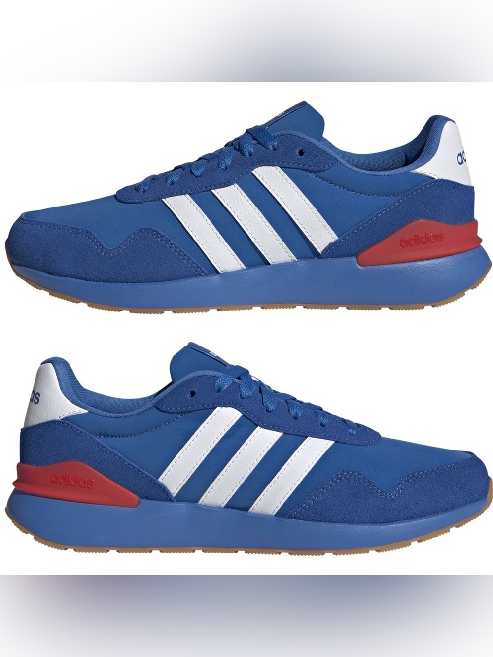 ADIDAS Run 60S 3.0 Sneakers Red White and Blue 8.5w